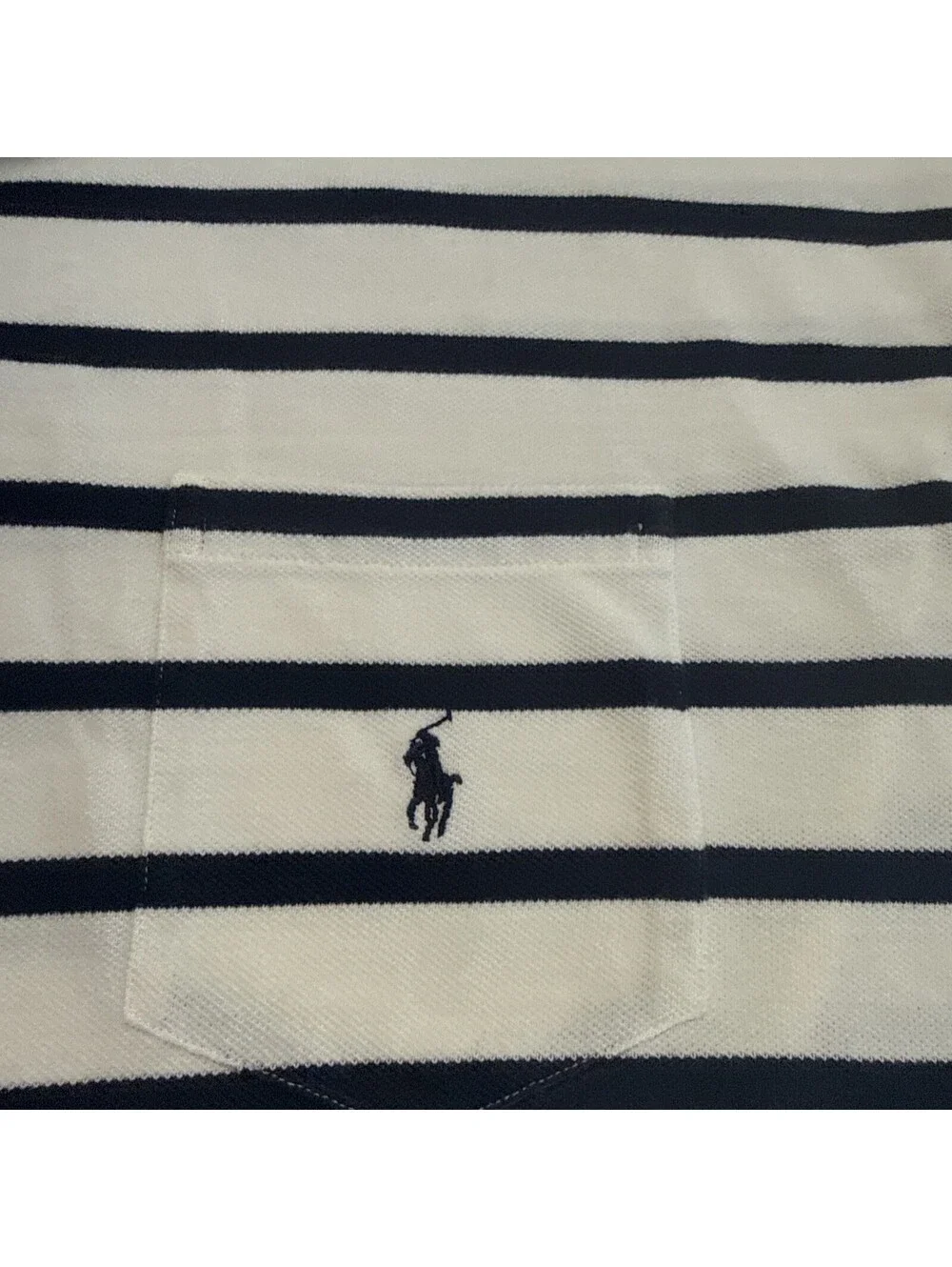 Polo Ralph Lauren Men's Striped Short Sleeve Polo Shirt XXL White/Blue